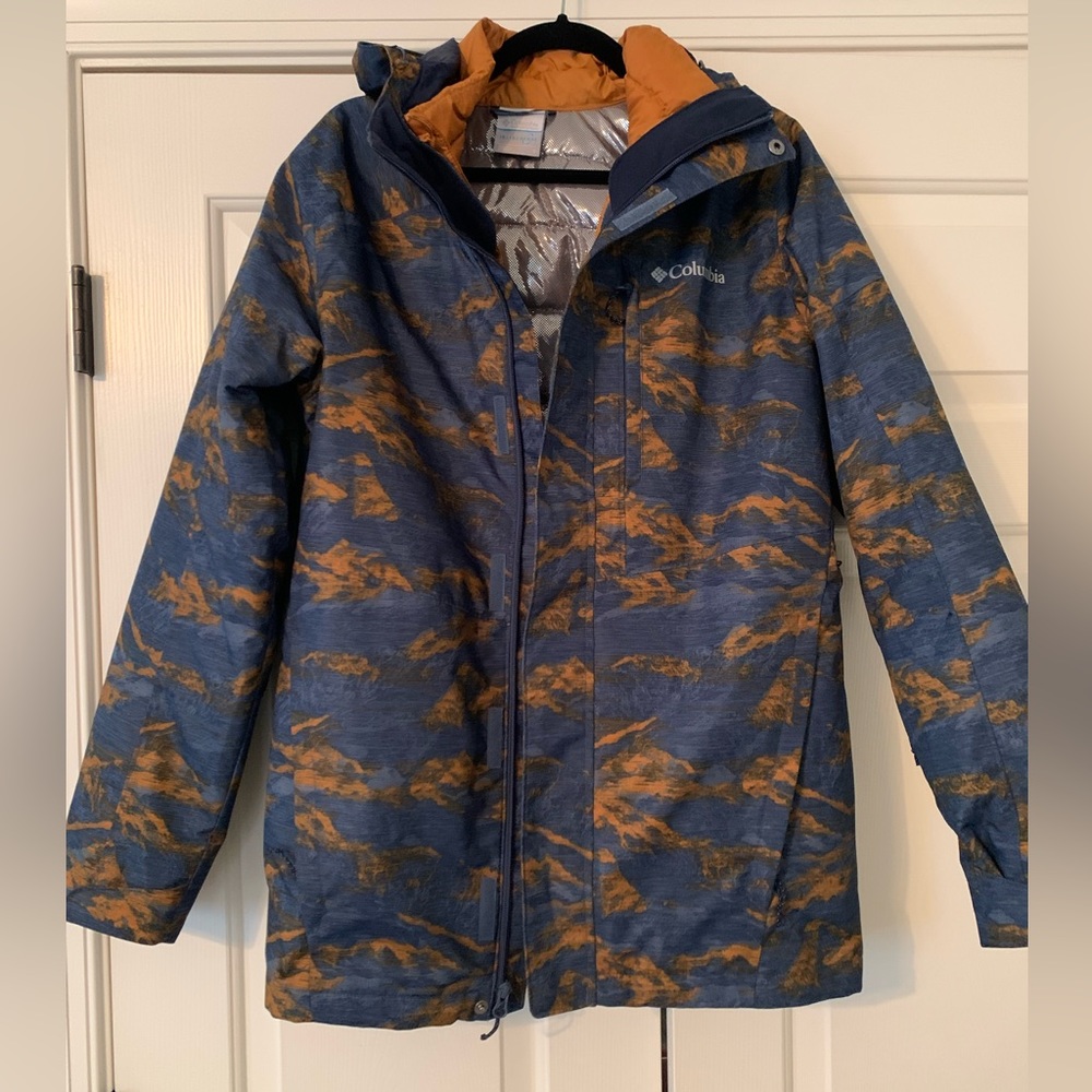 Mens EUC Columbia Interchange 3-n-1 ski jacket